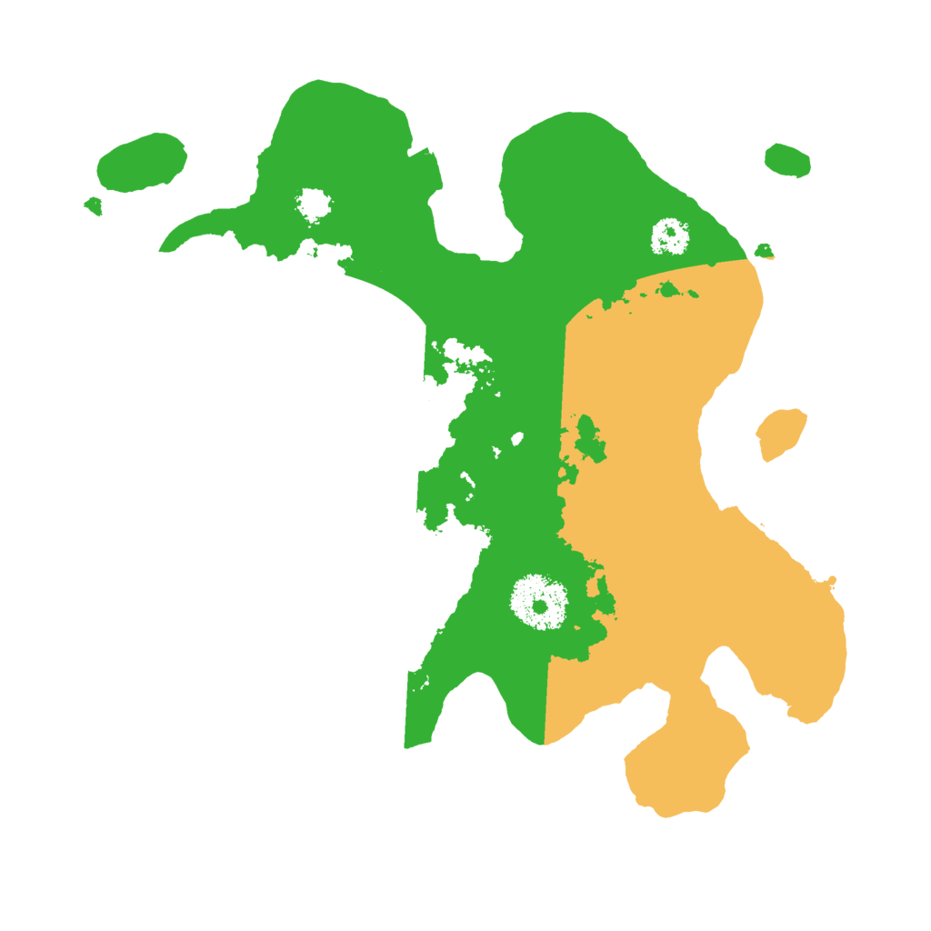 Biome Rust Map: Procedural Map, Size: 2500, Seed: 478869955