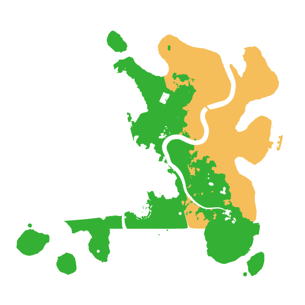 Biome Rust Map: Procedural Map, Size: 3000, Seed: 765283