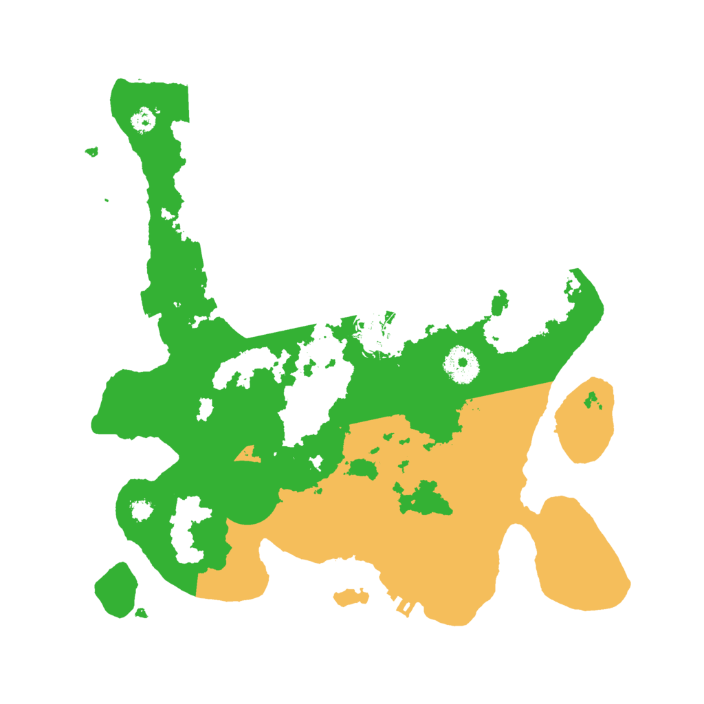 Biome Rust Map: Procedural Map, Size: 3000, Seed: 1267476875