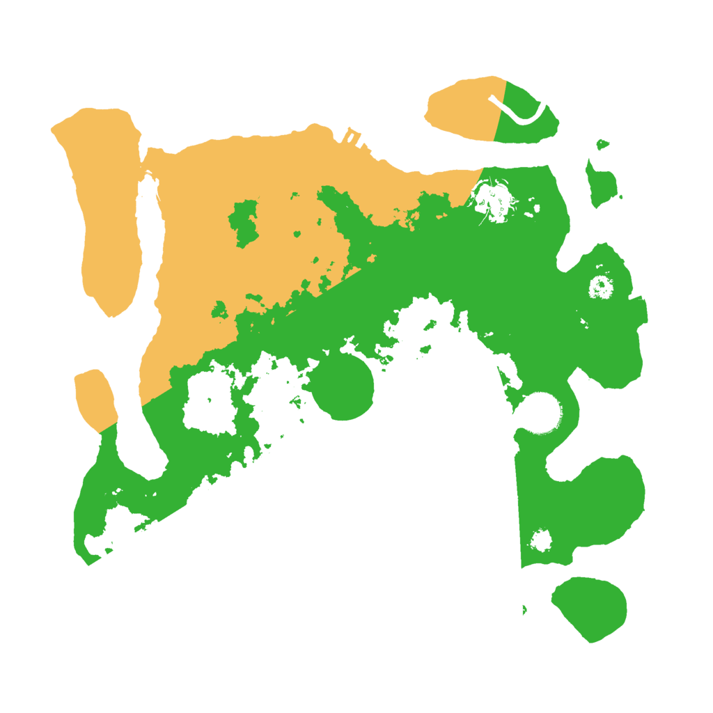 Biome Rust Map: Procedural Map, Size: 3000, Seed: 799331668