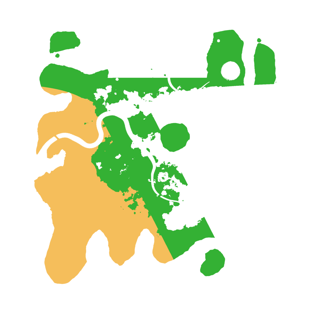 Biome Rust Map: Procedural Map, Size: 3000, Seed: 952268950