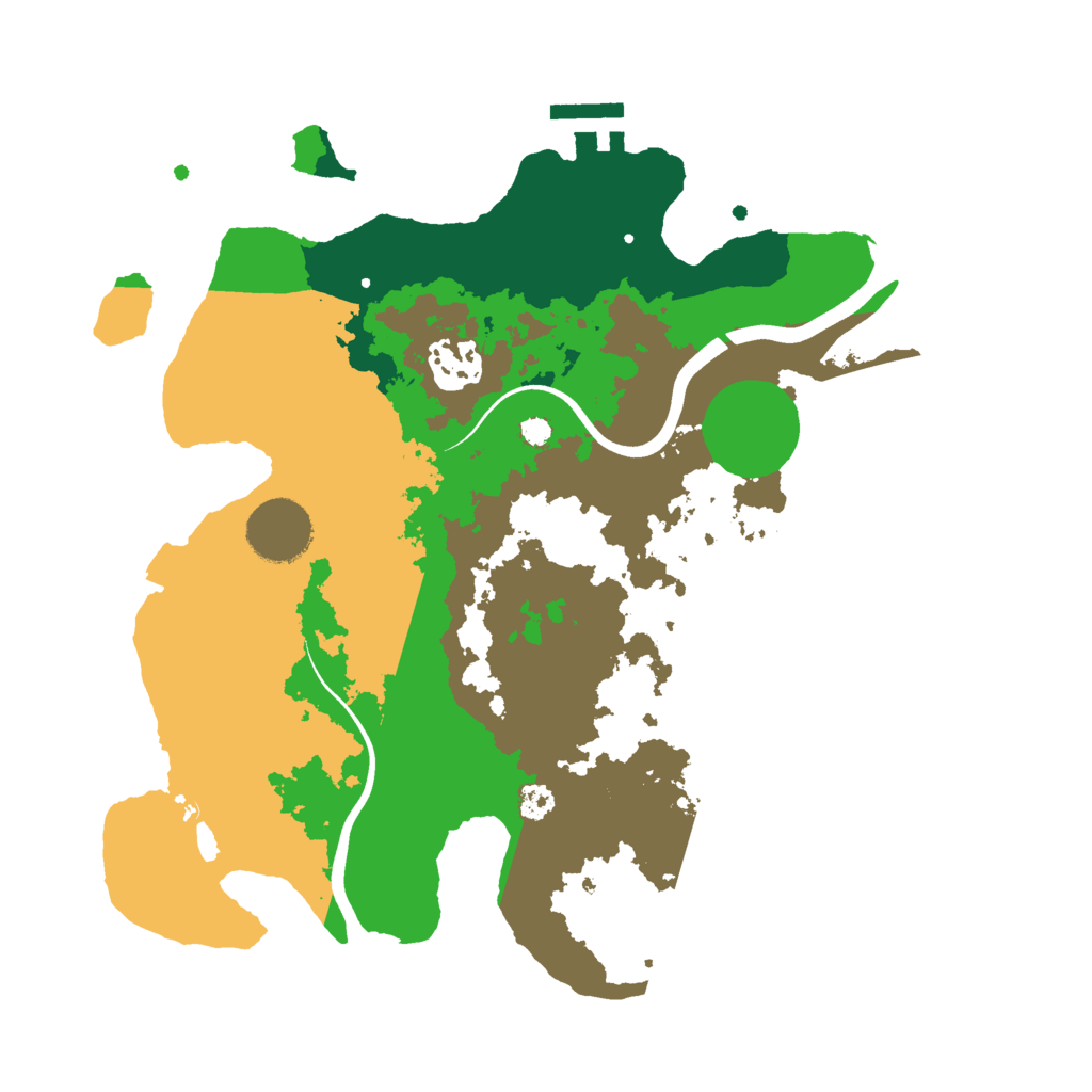 Biome Rust Map: Procedural Map, Size: 3000, Seed: 1999999999