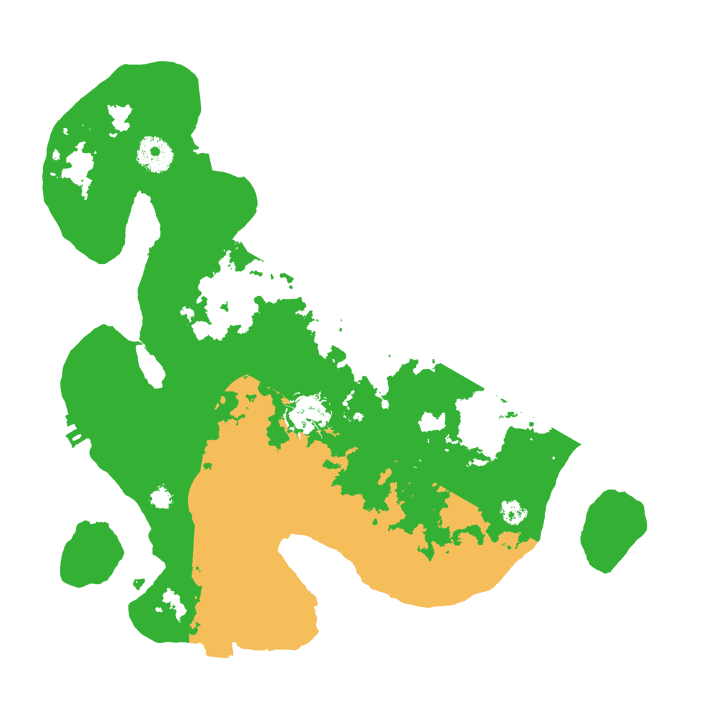 Biome Rust Map: Procedural Map, Size: 3000, Seed: 11684846