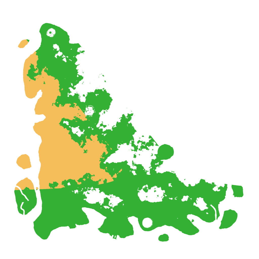 Biome Rust Map: Procedural Map, Size: 4500, Seed: 41251125