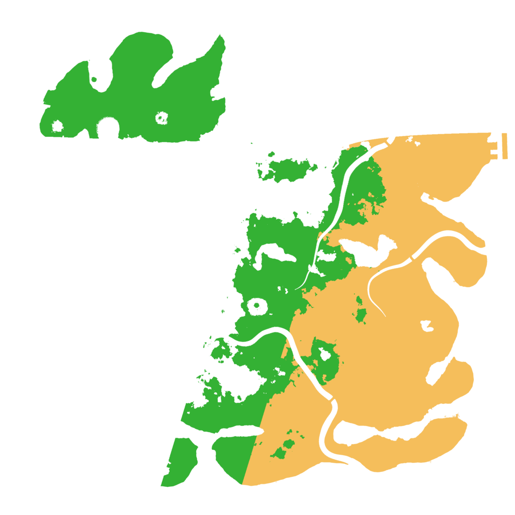 Biome Rust Map: Procedural Map, Size: 4000, Seed: 962621262