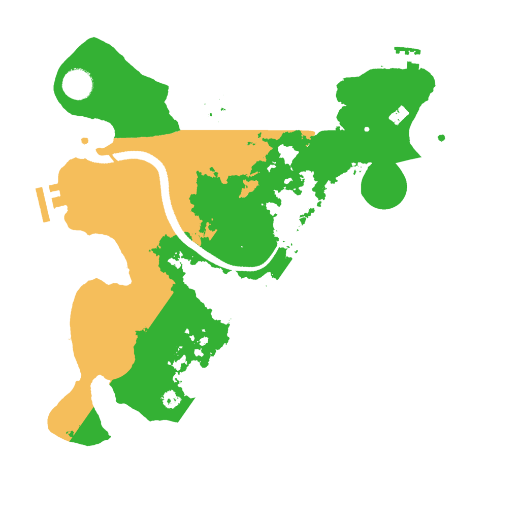 Biome Rust Map: Procedural Map, Size: 3000, Seed: 564238