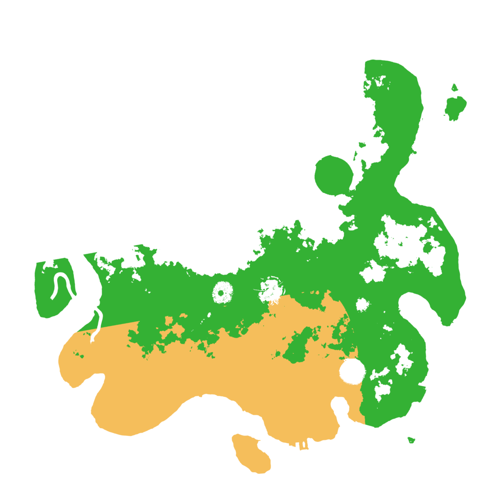 Biome Rust Map: Procedural Map, Size: 3500, Seed: 750752704