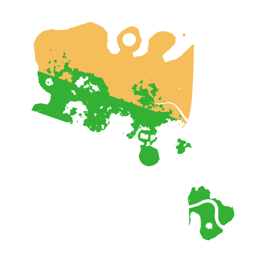 Biome Rust Map: Procedural Map, Size: 3500, Seed: 1087526419