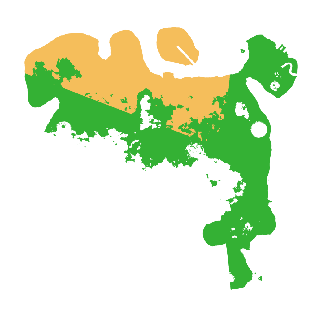 Biome Rust Map: Procedural Map, Size: 3500, Seed: 764776020