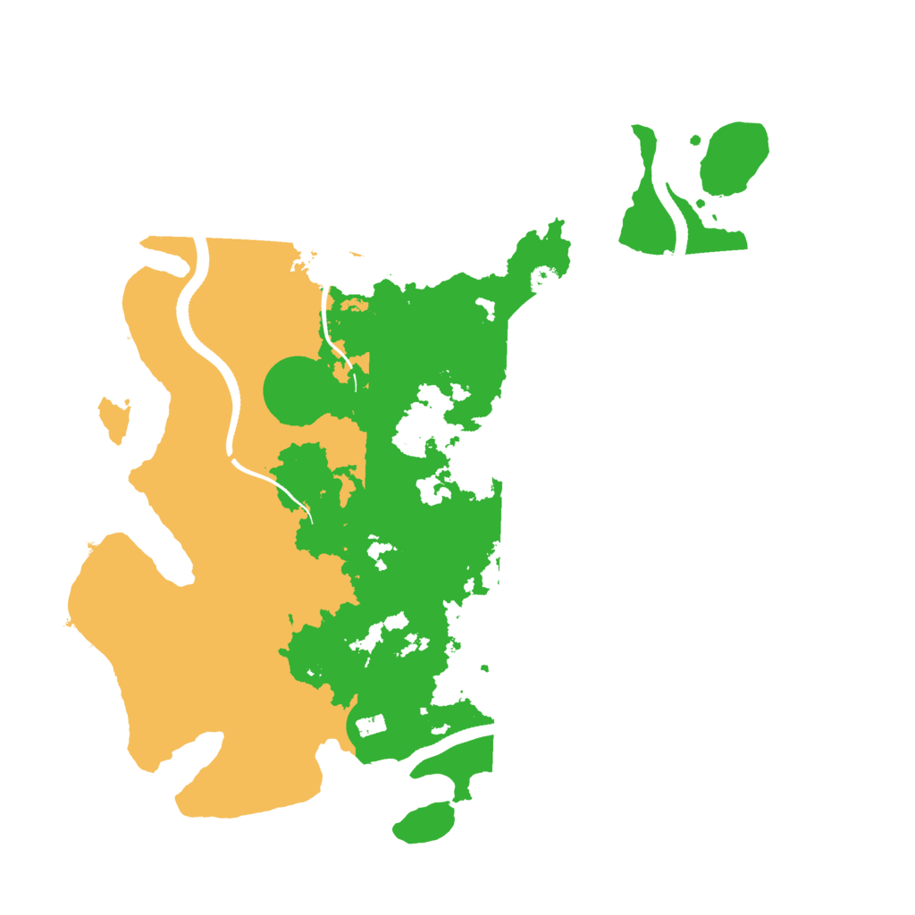 Biome Rust Map: Procedural Map, Size: 3500, Seed: 1662399260