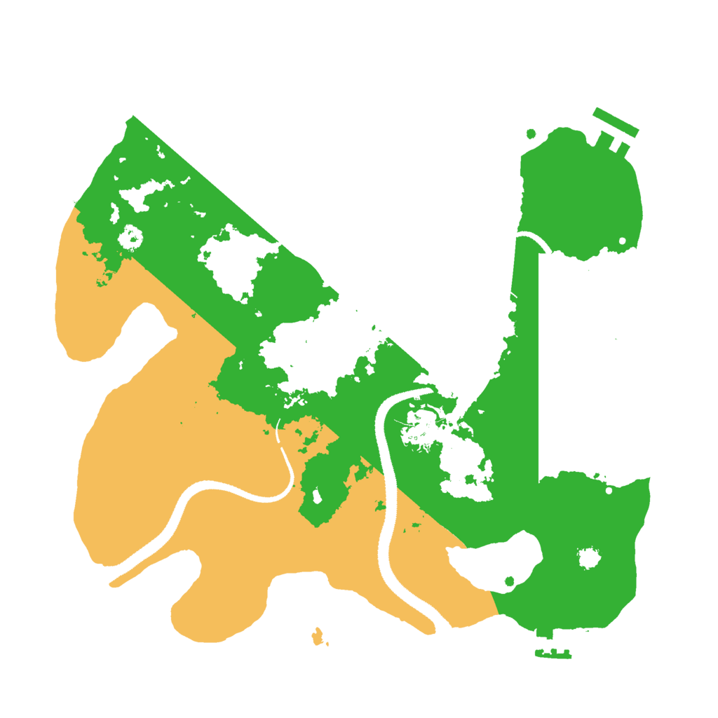 Biome Rust Map: Procedural Map, Size: 3000, Seed: 1070532637