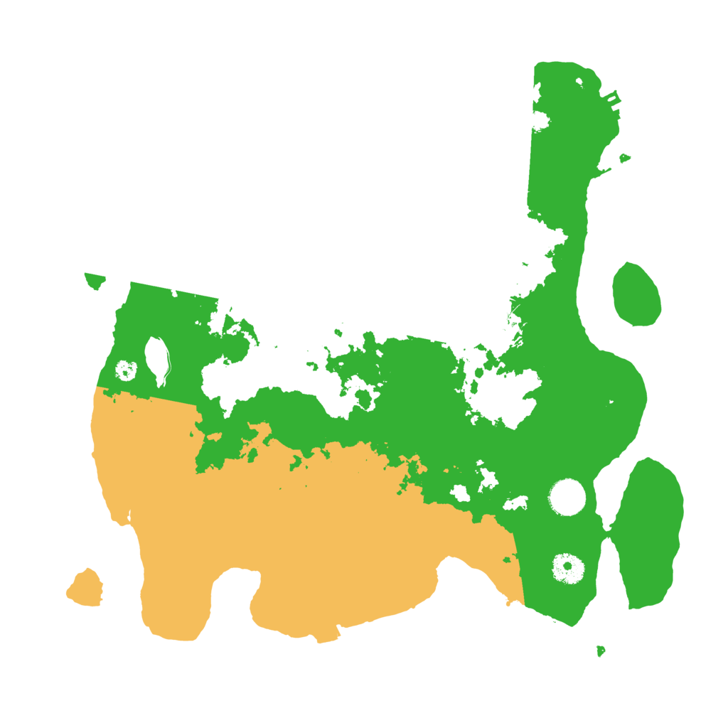 Biome Rust Map: Procedural Map, Size: 3500, Seed: 1528963214