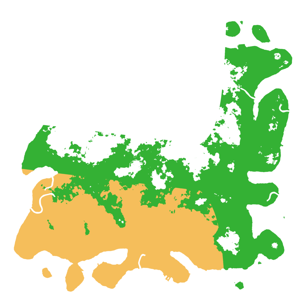 Biome Rust Map: Procedural Map, Size: 4750, Seed: 121212