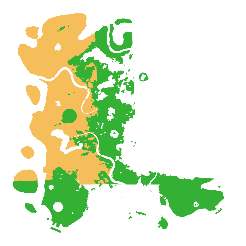 Biome Rust Map: Procedural Map, Size: 4500, Seed: 6437347