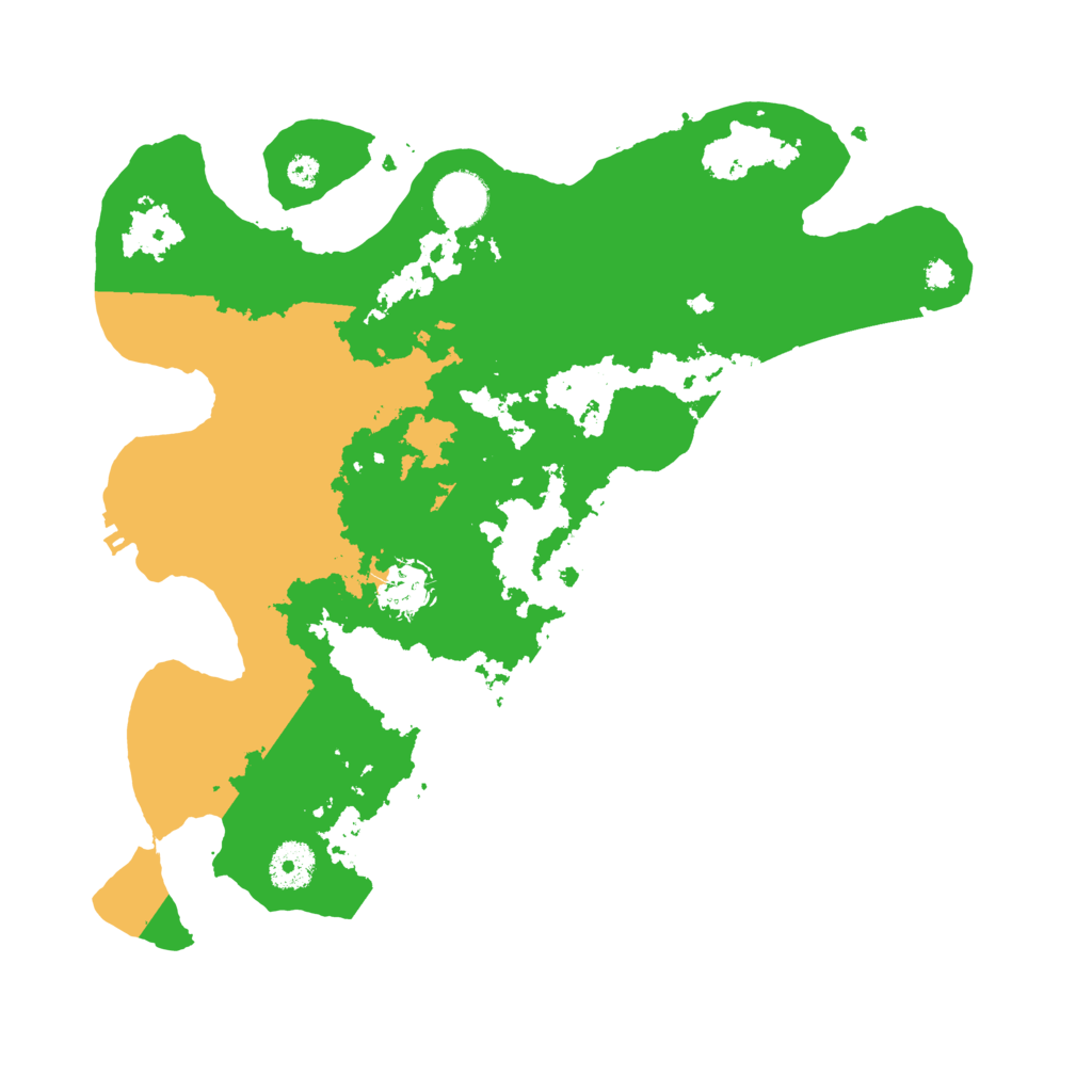 Biome Rust Map: Procedural Map, Size: 3500, Seed: 564238