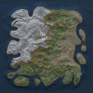 Thumbnail Rust Map: Procedural Map, Size: 3800, Seed: 961827743, 18 Monuments