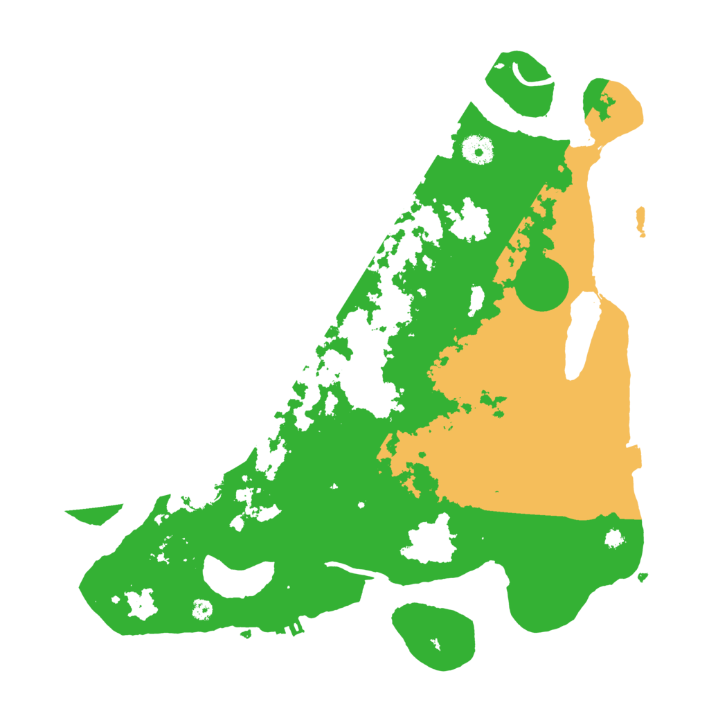 Biome Rust Map: Procedural Map, Size: 3500, Seed: 1006924204
