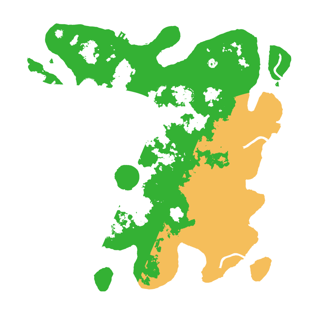 Biome Rust Map: Procedural Map, Size: 3500, Seed: 798057478