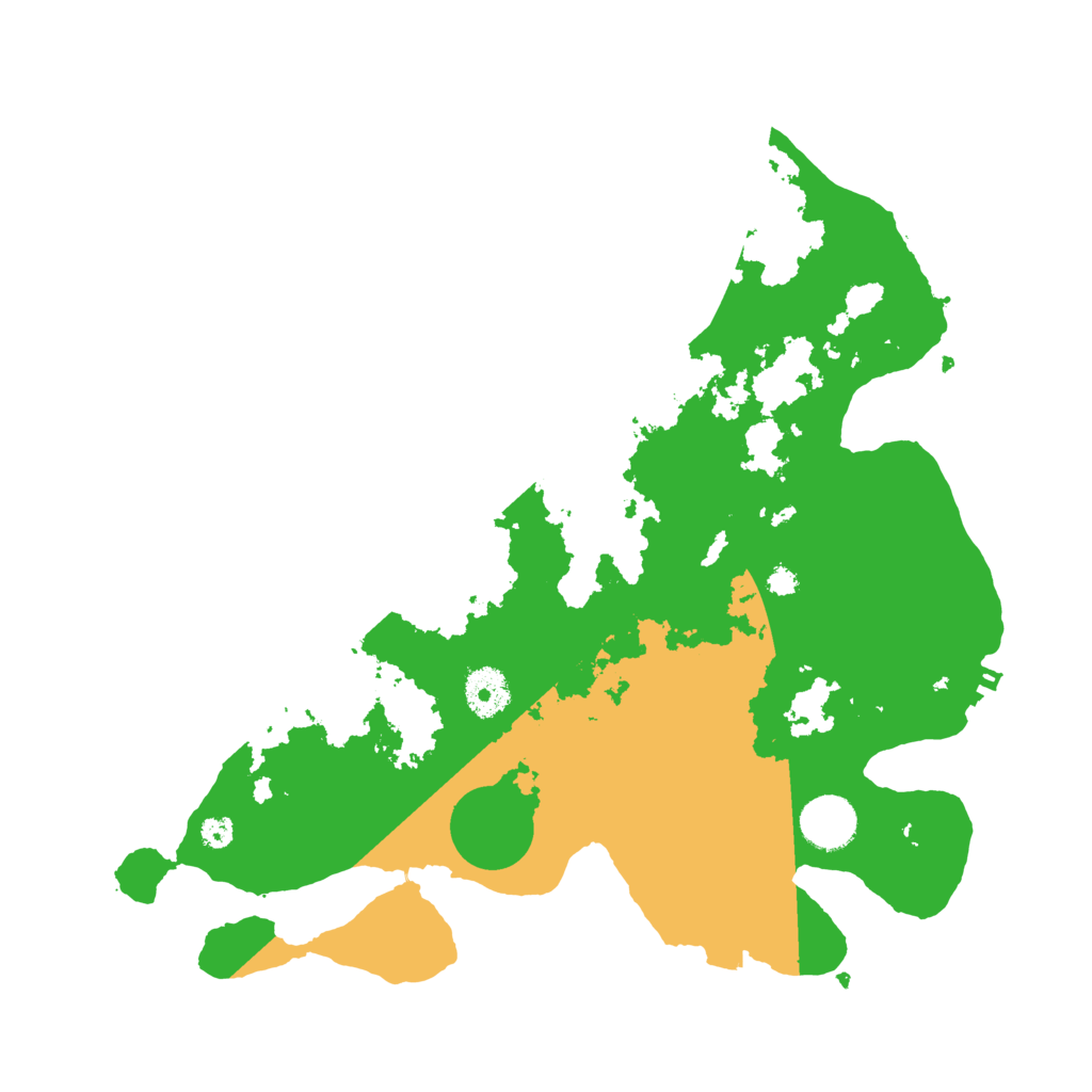 Biome Rust Map: Procedural Map, Size: 3500, Seed: 1980