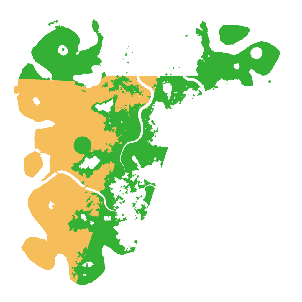 Biome Rust Map: Procedural Map, Size: 4500, Seed: 88013016