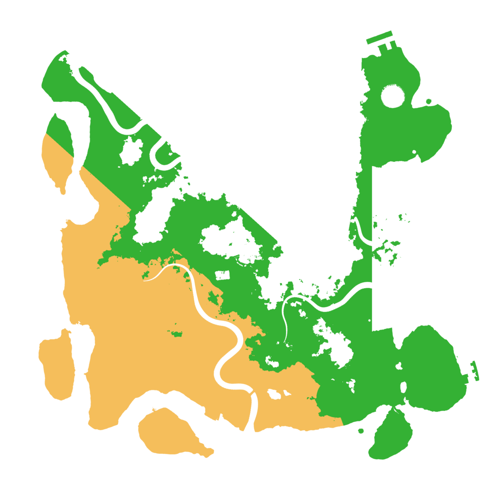 Biome Rust Map: Procedural Map, Size: 3750, Seed: 10690080