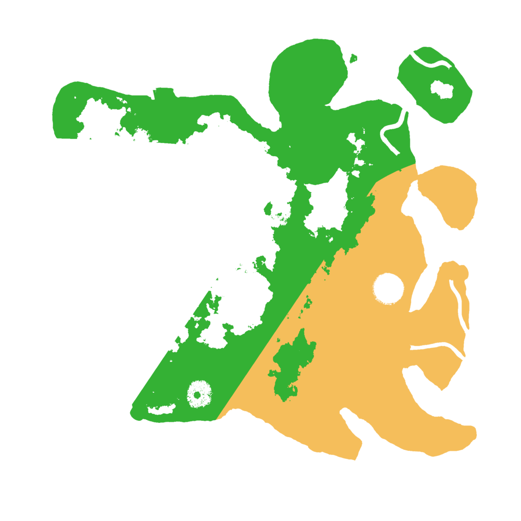 Biome Rust Map: Procedural Map, Size: 3000, Seed: 52588