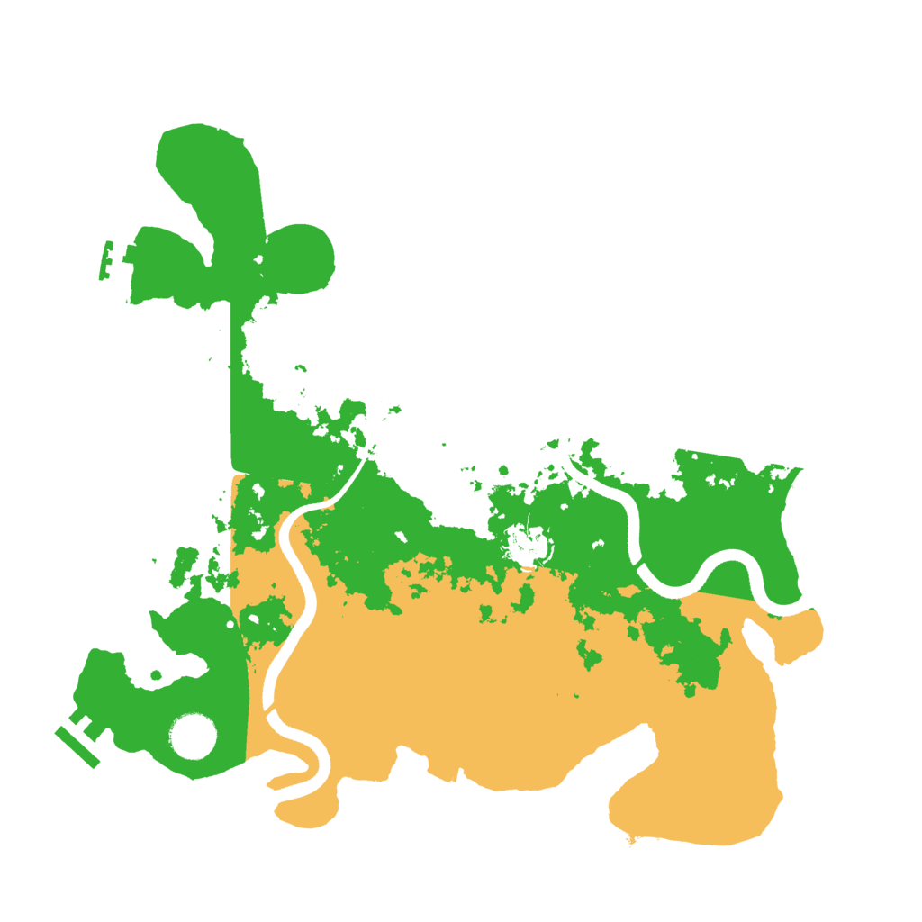 Biome Rust Map: Procedural Map, Size: 3500, Seed: 2106260620