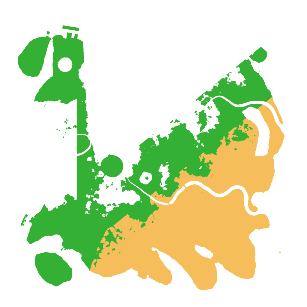 Biome Rust Map: Procedural Map, Size: 3750, Seed: 1196022345