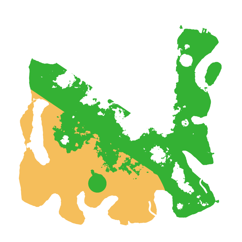 Biome Rust Map: Procedural Map, Size: 3500, Seed: 192448587