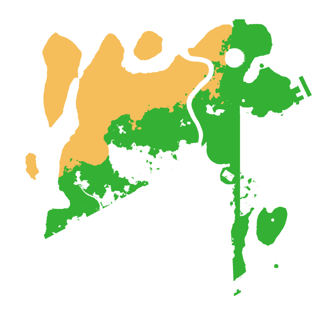 Biome Rust Map: Procedural Map, Size: 3000, Seed: 88387