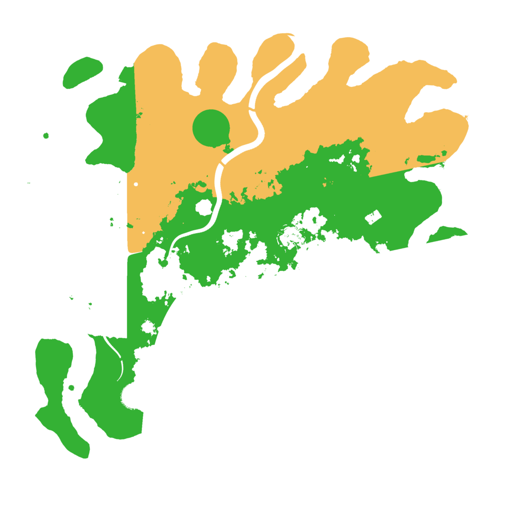Biome Rust Map: Procedural Map, Size: 3600, Seed: 7854687