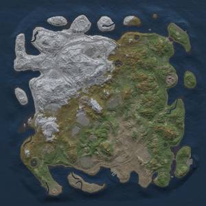 Thumbnail Rust Map: Procedural Map, Size: 4250, Seed: 1341154785, 18 Monuments