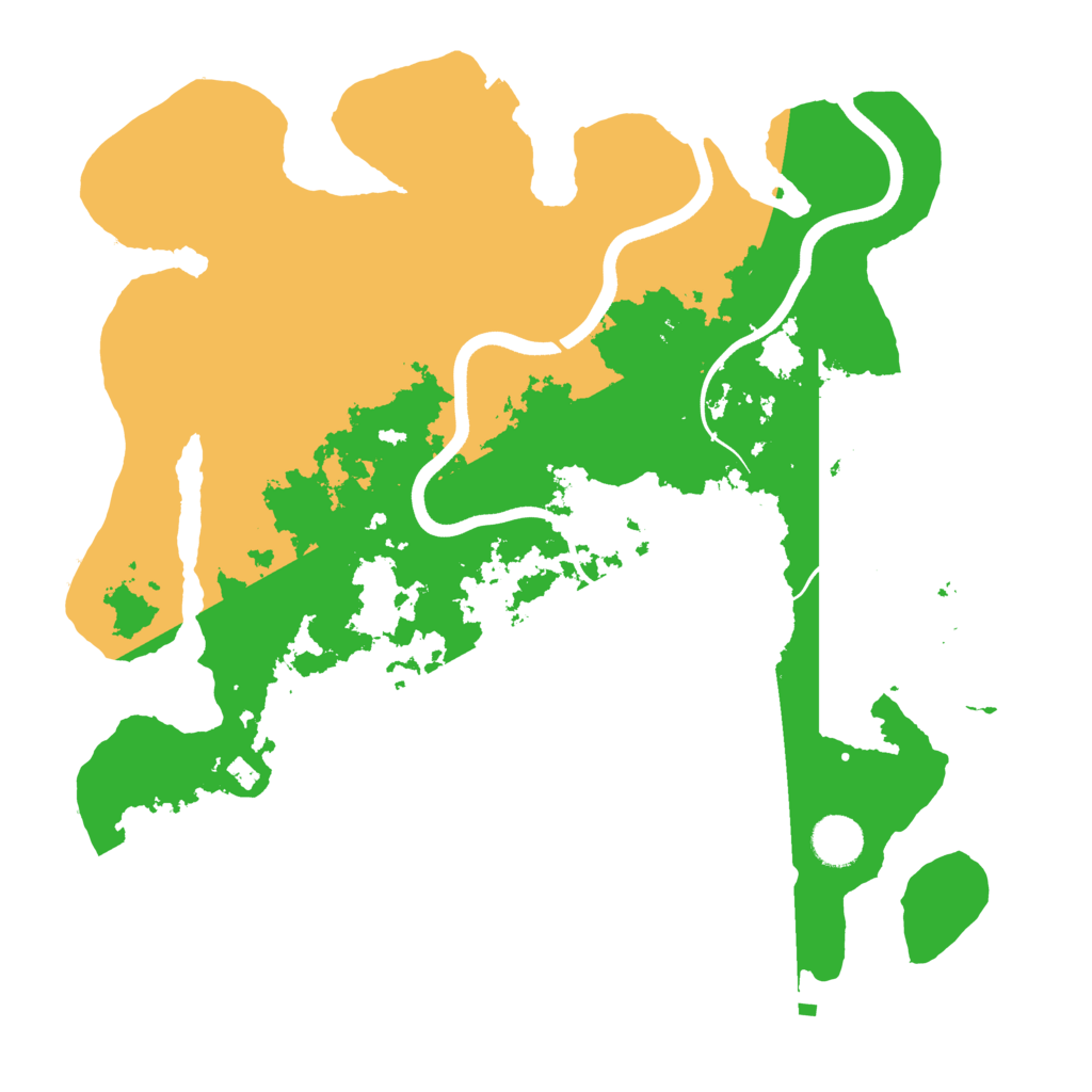 Biome Rust Map: Procedural Map, Size: 3750, Seed: 740046