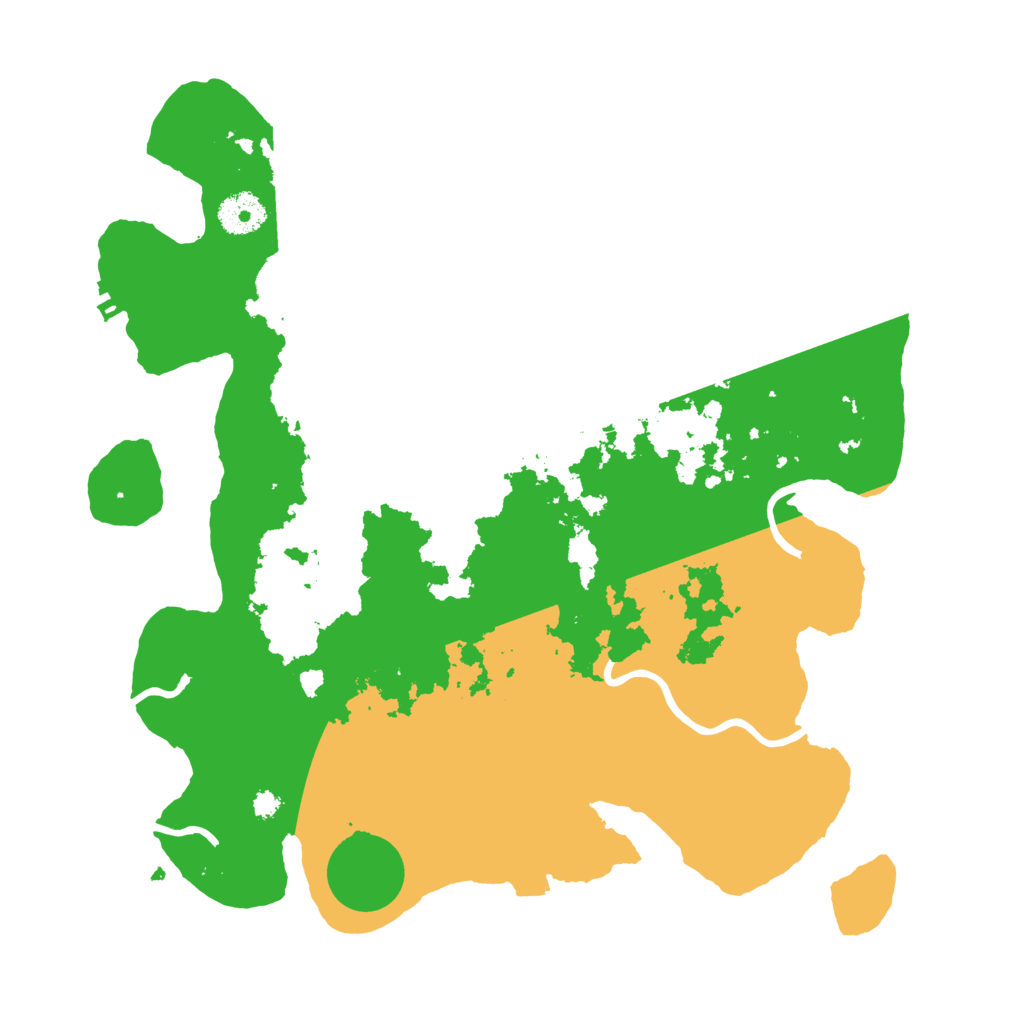 Biome Rust Map: Procedural Map, Size: 3500, Seed: 485465772