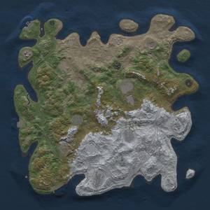 Thumbnail Rust Map: Procedural Map, Size: 4300, Seed: 2959992, 19 Monuments