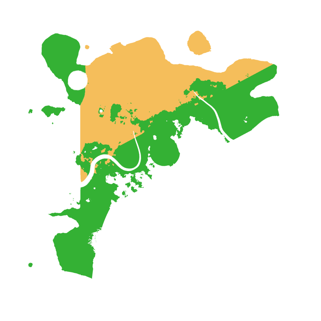 Biome Rust Map: Procedural Map, Size: 3000, Seed: 1501026724