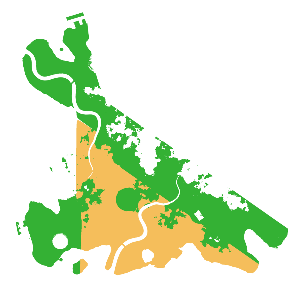 Biome Rust Map: Procedural Map, Size: 3500, Seed: 1902858321