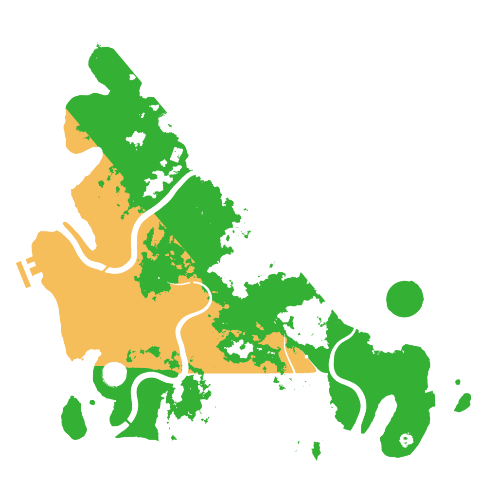 Biome Rust Map: Procedural Map, Size: 3700, Seed: 28032024