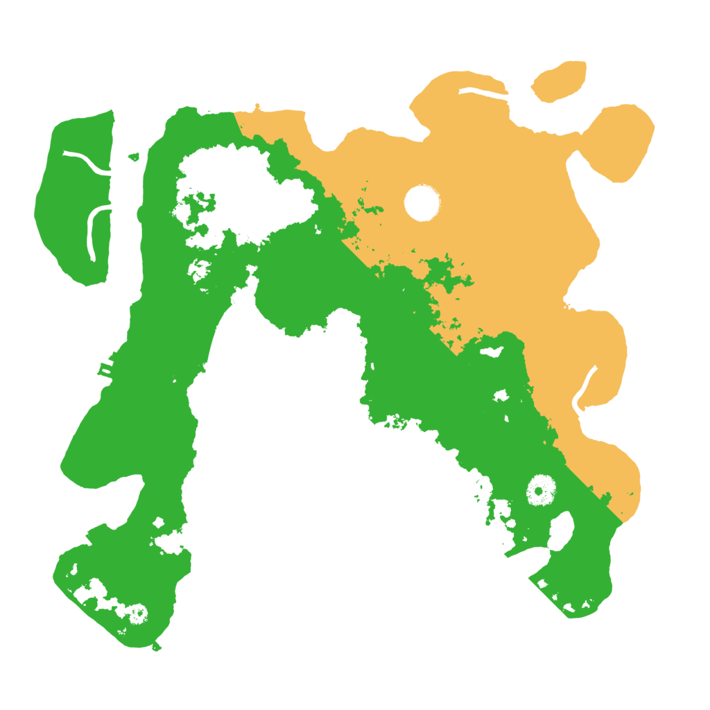 Biome Rust Map: Procedural Map, Size: 3500, Seed: 548263190