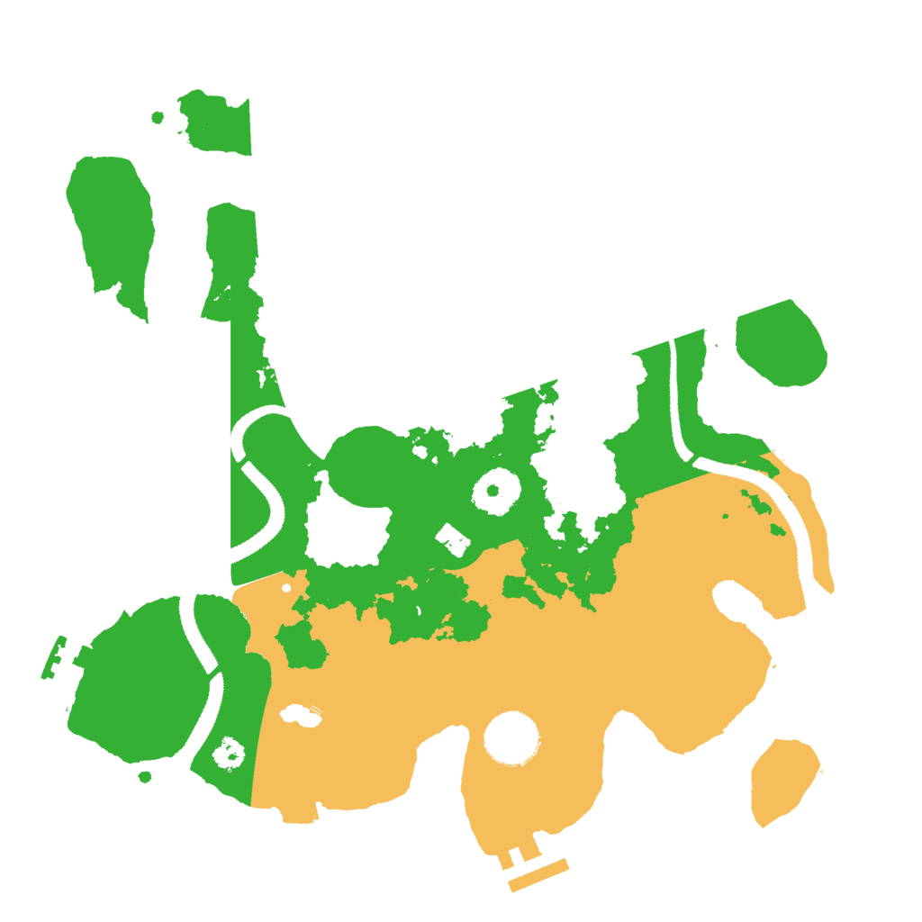 Biome Rust Map: Procedural Map, Size: 3000, Seed: 2126458131