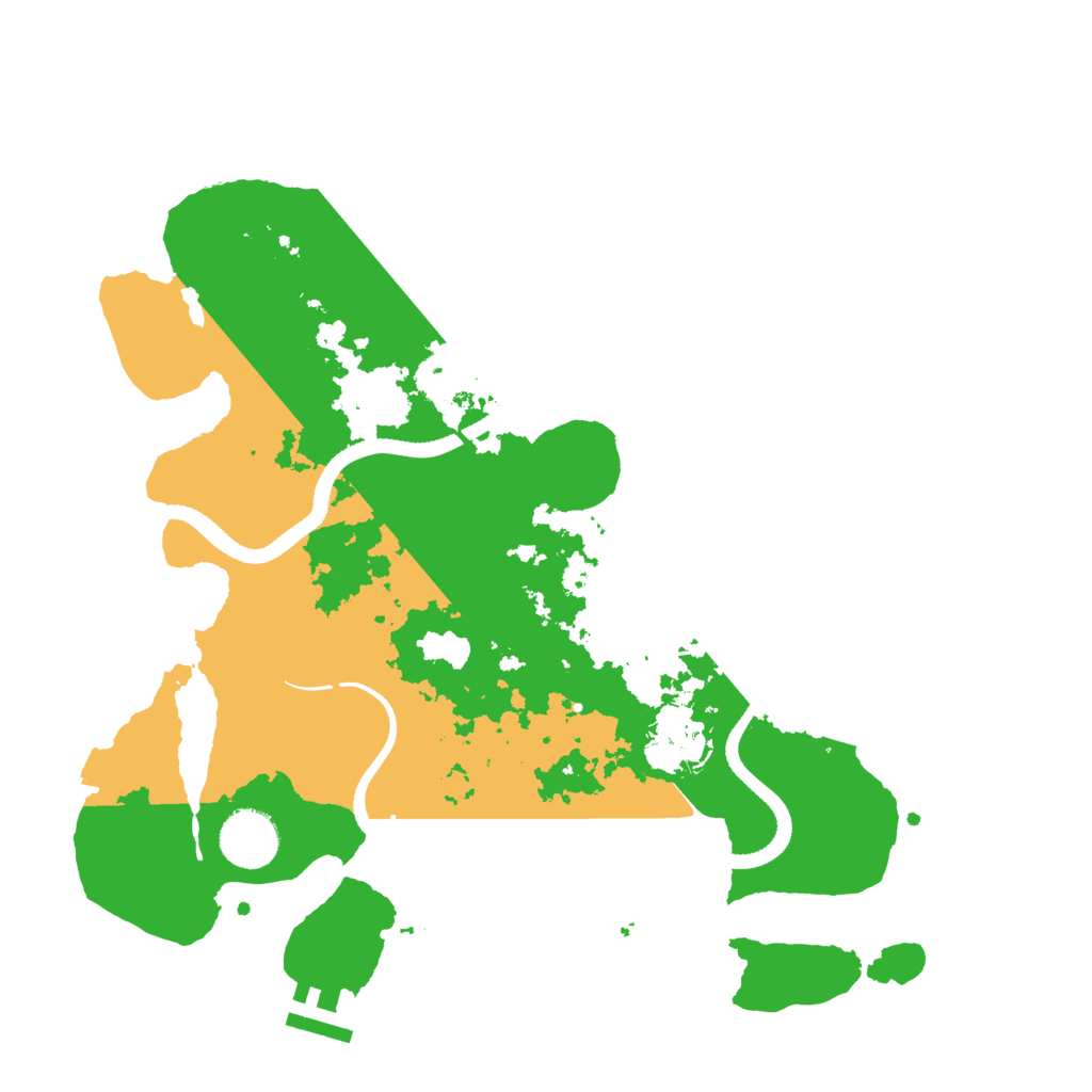 Biome Rust Map: Procedural Map, Size: 3300, Seed: 611381341