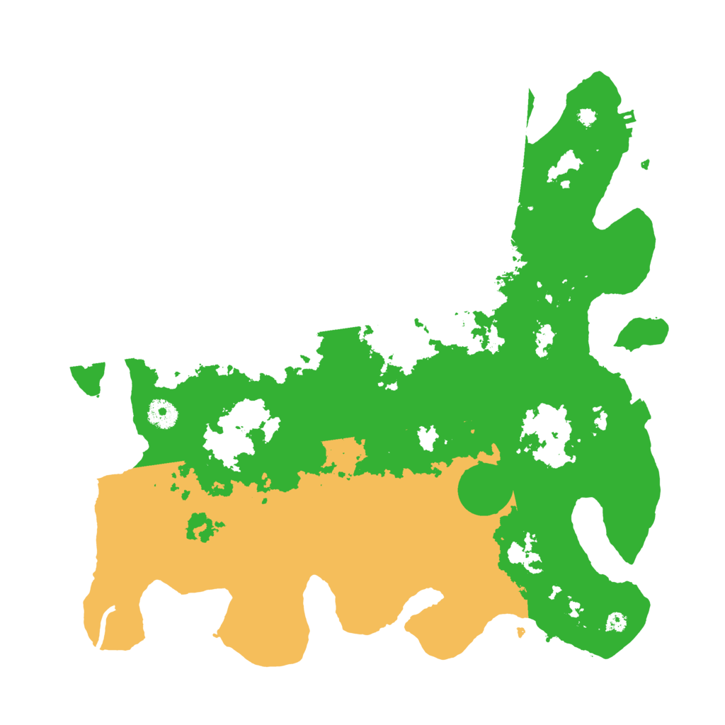 Biome Rust Map: Procedural Map, Size: 3700, Seed: 49381289