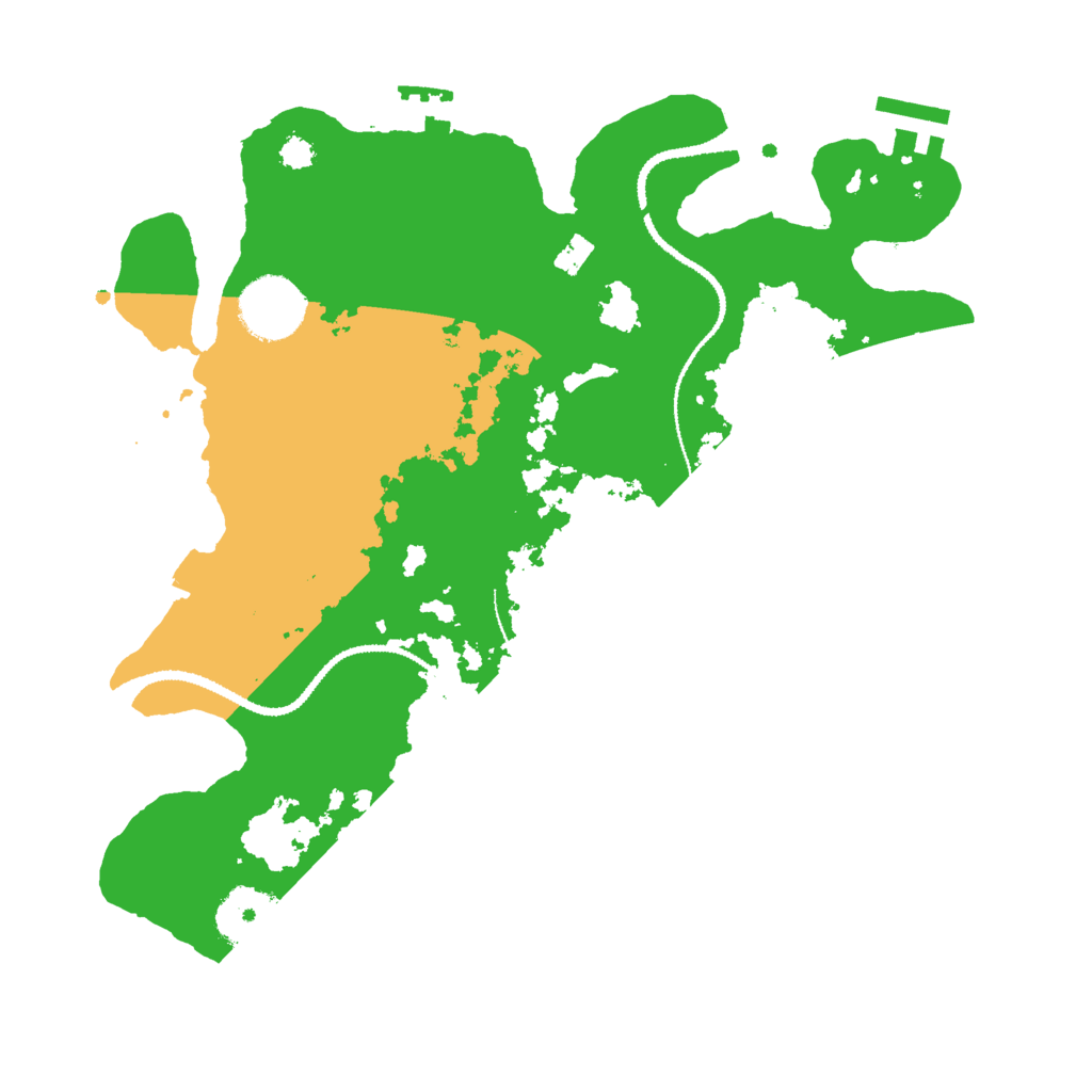 Biome Rust Map: Procedural Map, Size: 3000, Seed: 1079080364