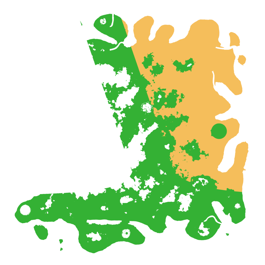 Biome Rust Map: Procedural Map, Size: 4500, Seed: 9999991