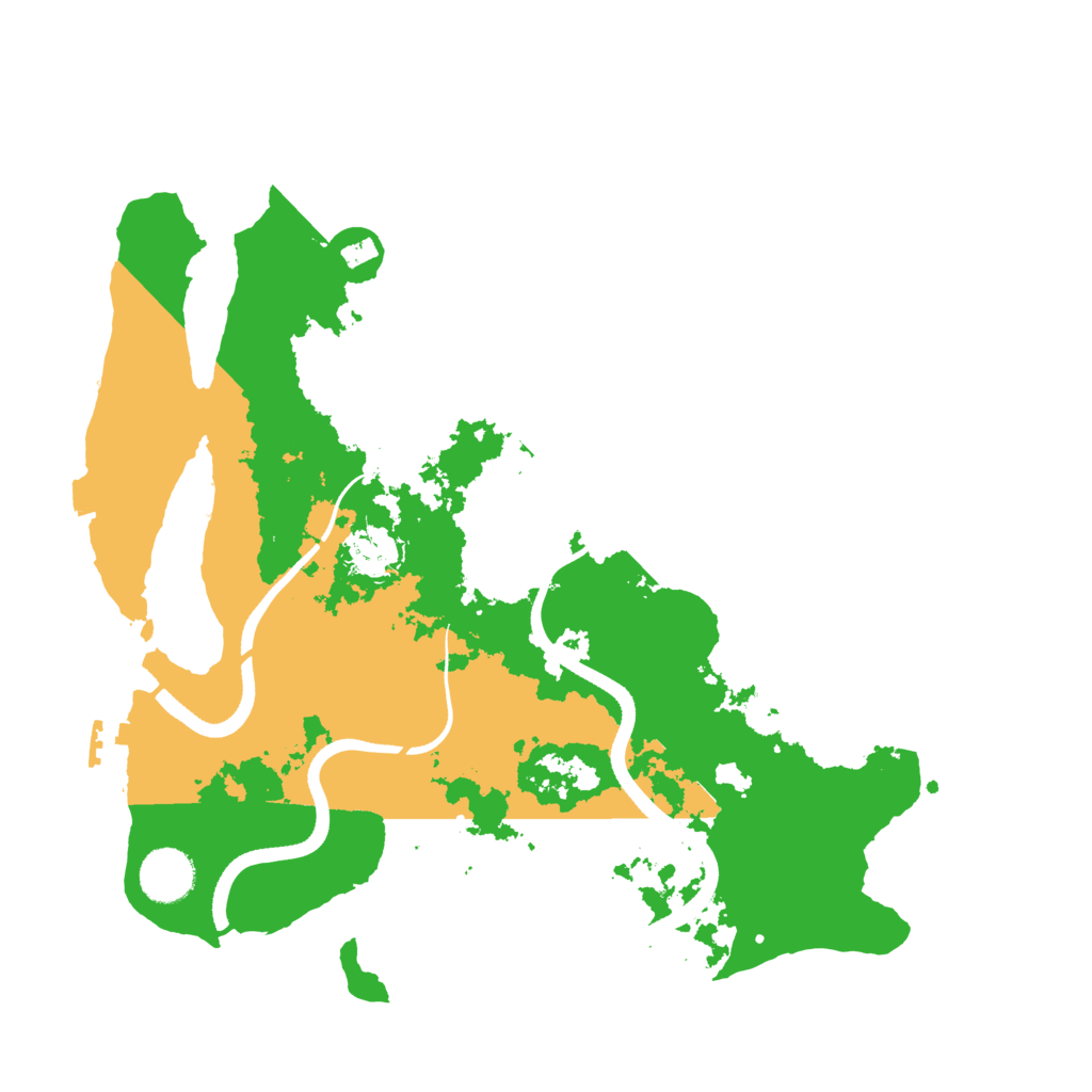 Biome Rust Map: Procedural Map, Size: 3500, Seed: 1604831198