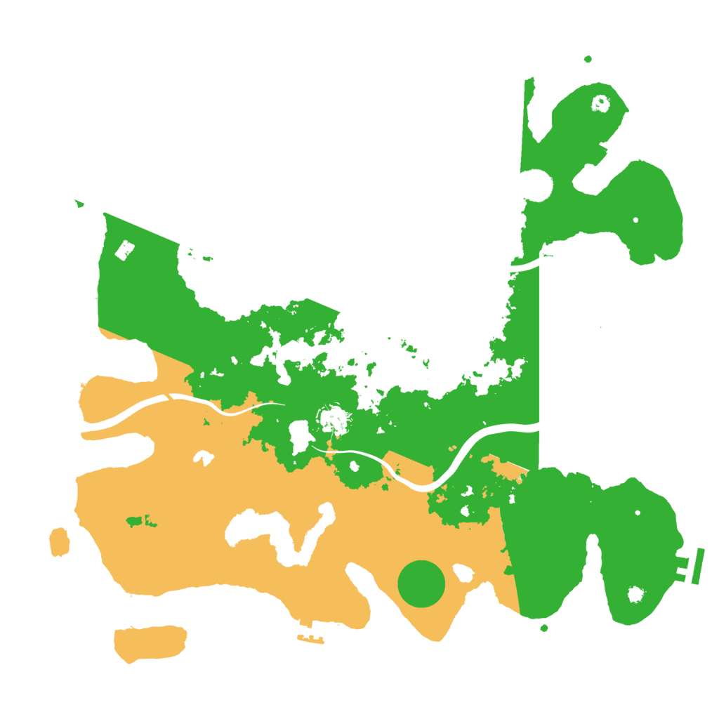 Biome Rust Map: Procedural Map, Size: 4000, Seed: 4449