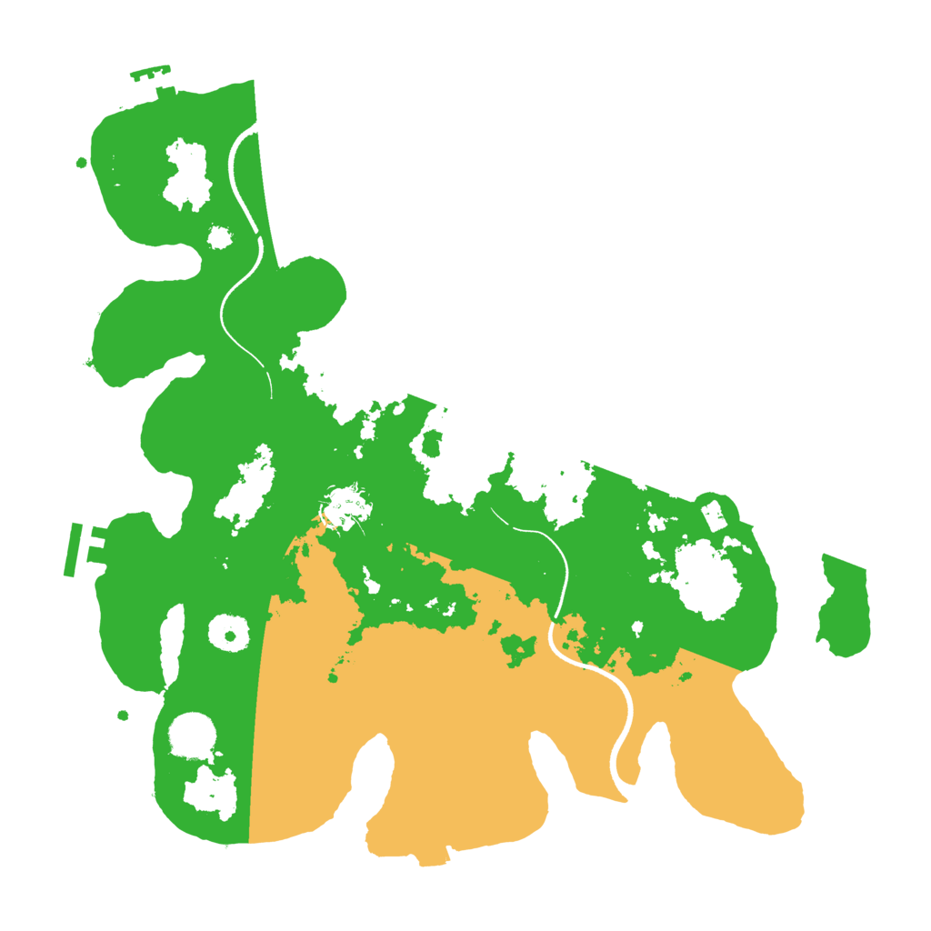 Biome Rust Map: Procedural Map, Size: 3500, Seed: 47806989
