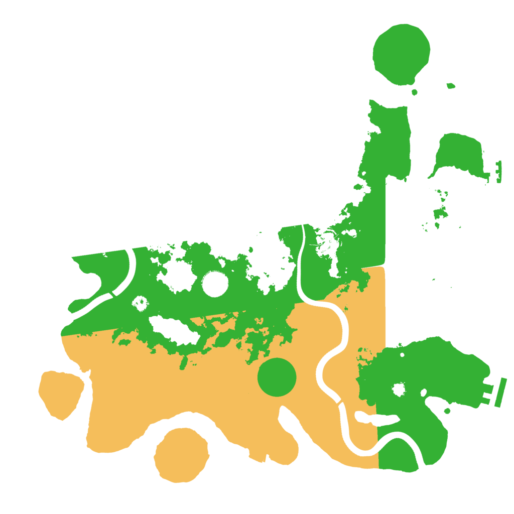 Biome Rust Map: Procedural Map, Size: 3500, Seed: 1037601212