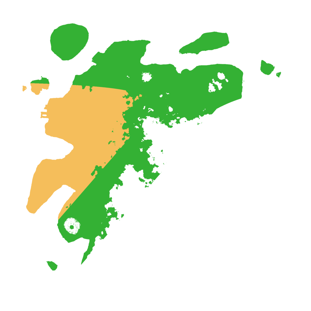 Biome Rust Map: Procedural Map, Size: 3000, Seed: 2037238809