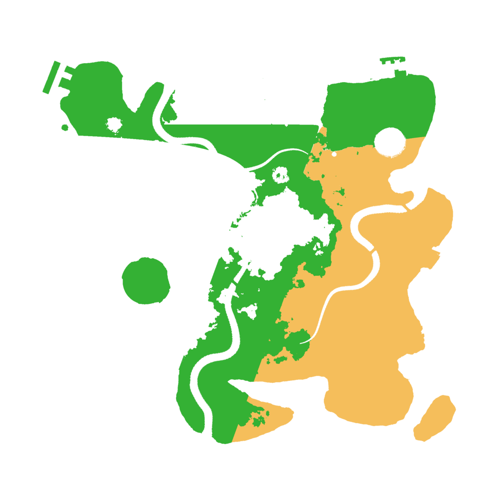 Biome Rust Map: Procedural Map, Size: 3000, Seed: 21459